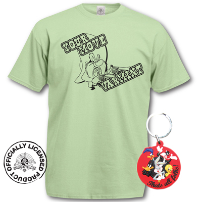 Yosemite Sam T-Shirt and Keyring Giftset